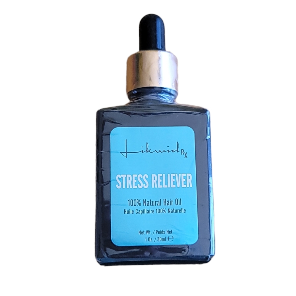 Likwid Rx Stress Reliever Natural Hair Oil 1 oz